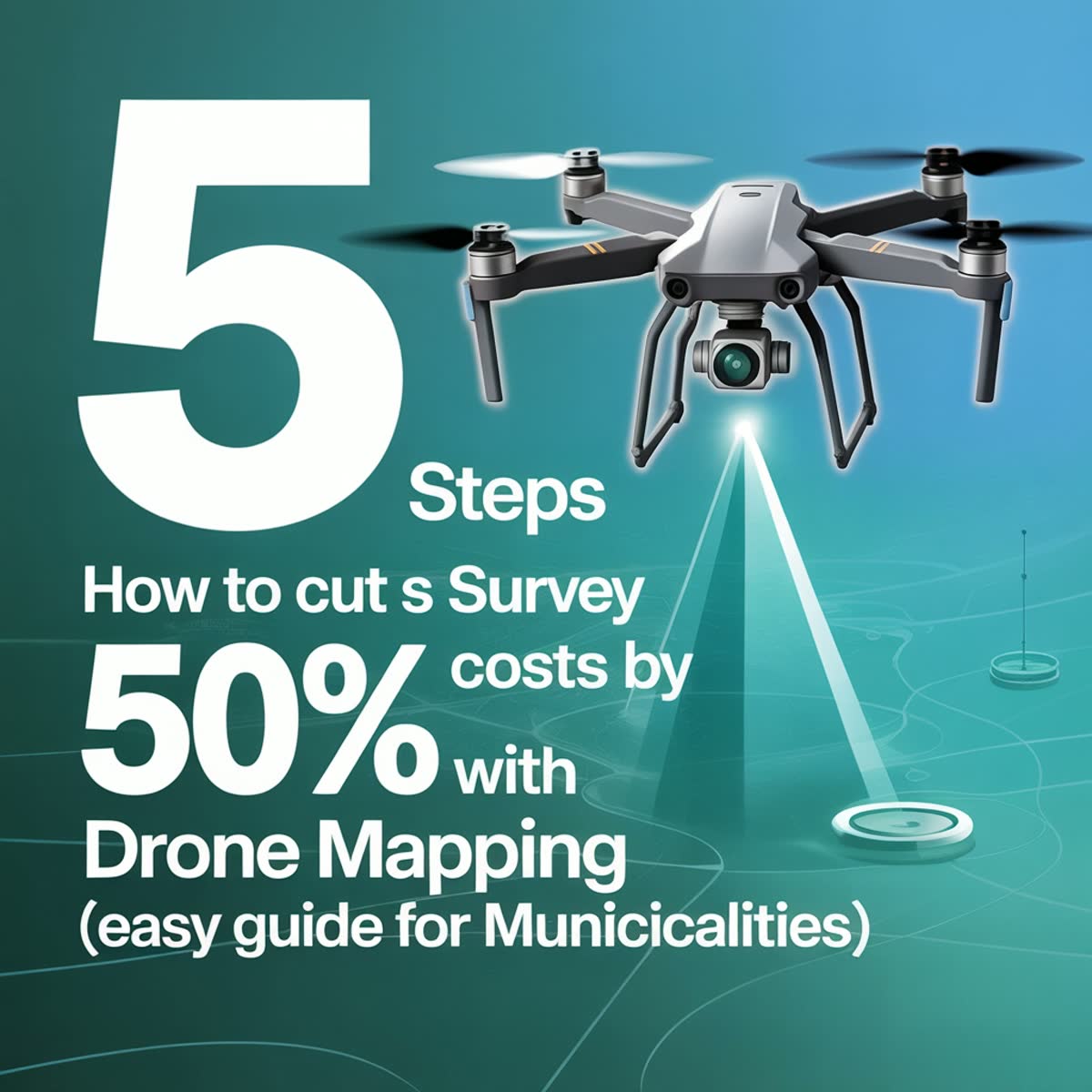 5 Steps How to Cut Survey Costs by 50% with Drone Mapping (Easy Guide for Municipalities)