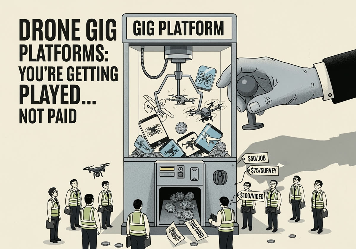 Drone Gig Platforms: You're Getting Played...Not Paid.